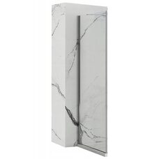 душова стінка Rea Molier 80x190 безпечне скло, прозоре, chrome (REA-K8534)