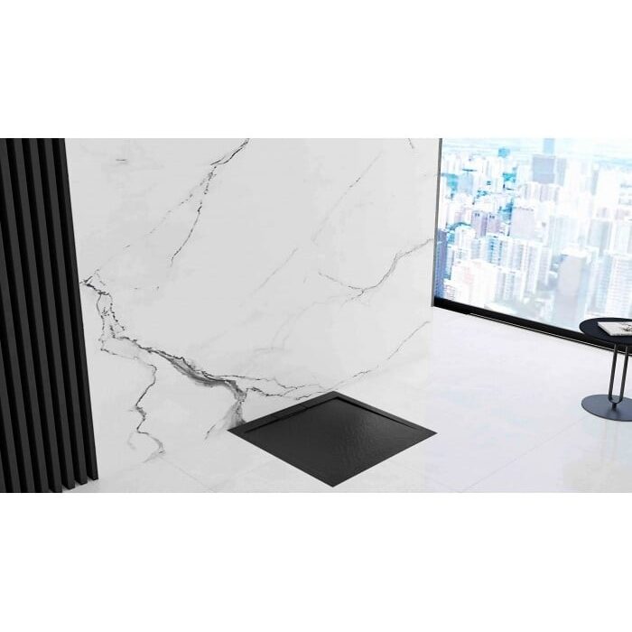 піддон Rea Grand 90x90 квадрат black (REA-K4595)