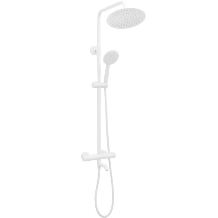 душовий гарнітур Rea Lungo white, з термостатом (REA-P6608)