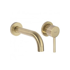 змішувач для умивальника прихованого монтажу Rea Lungo gold brush (REA-B8652)