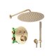 душовий комплект прихованого монтажу Rea Lungo-Miler gold brush (REA-P6716)