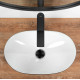 умивальник Rea Royal 48x30,5 mini black/white (REA-U0538)