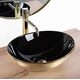 умивальник Rea Sofia 41x33,5 black gold brush (REA-U3310)