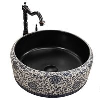 умивальник Rea Florisa 40x40 black mat (REA-U3307)