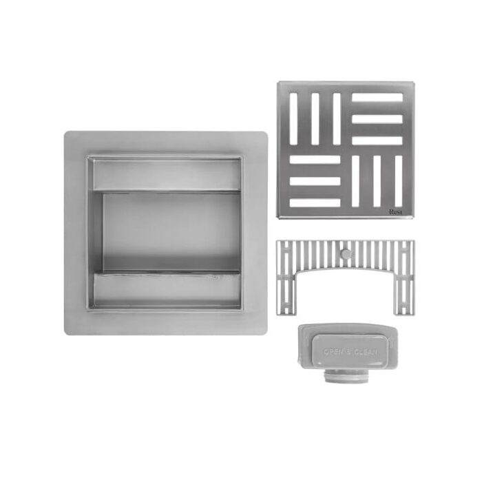 трап Rea Cross 150x150 Nickel brush (REA-G6201)