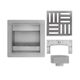 трап Rea Cross 150x150 Nickel brush (REA-G6201)