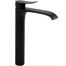 змішувач для умивальника Rea Dart black, високий (REA-B0670)
