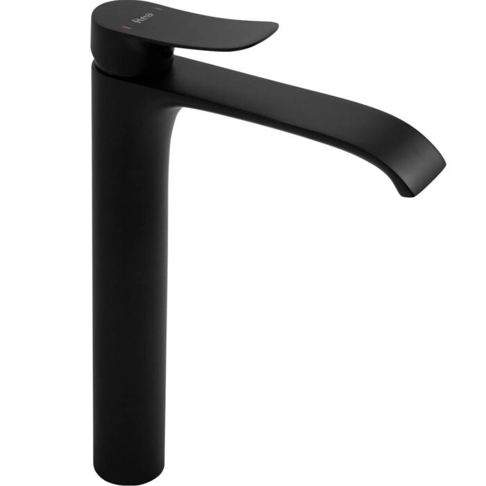 змішувач для умивальника Rea Dart black, високий (REA-B0670)