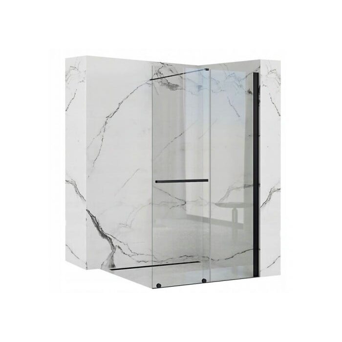 душова стінка Rea Cortis100x200 безпечне скло, прозоре (REA-K7740)