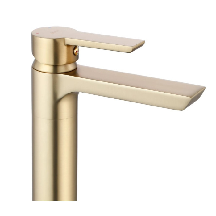 змішувач для умивальника Rea Argus gold brushed (REA-B6412)