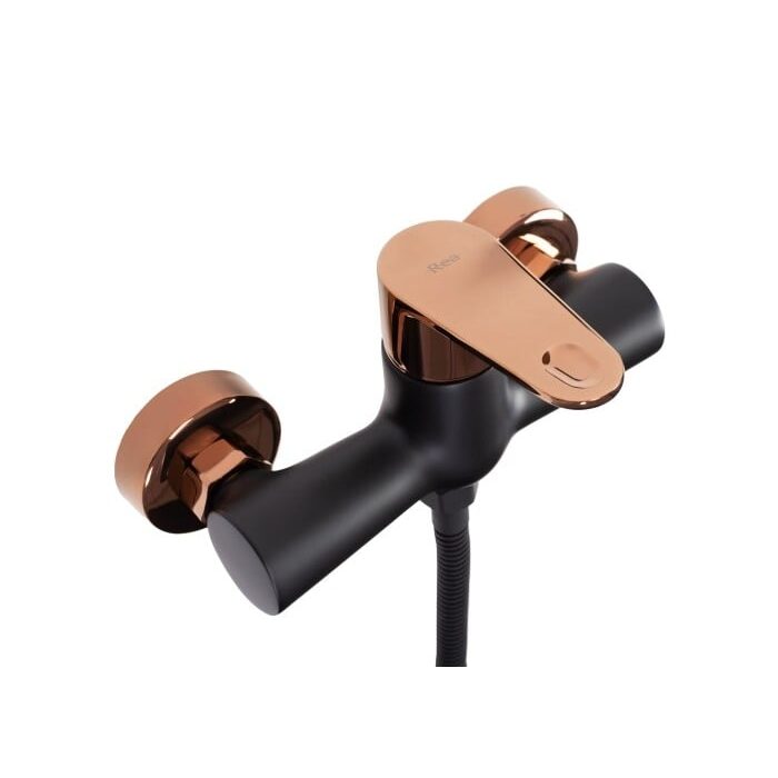 змішувач для ванни прихованого монтажу Rea Mild black/rose gold (REA-B9149)