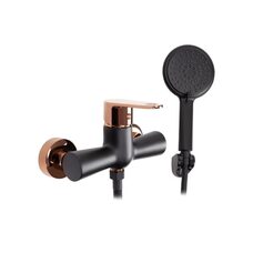змішувач для ванни прихованого монтажу Rea Mild black/rose gold (REA-B9149)