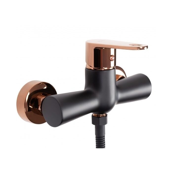 змішувач для ванни прихованого монтажу Rea Mild black/rose gold (REA-B9149)