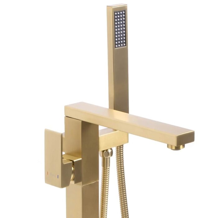 змішувач для ванни Rea Tery окремостоящий, gold brush (REA-B5307)