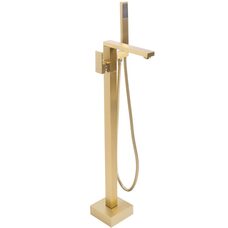 змішувач для ванни Rea Tery окремостоящий, gold brush (REA-B5307)