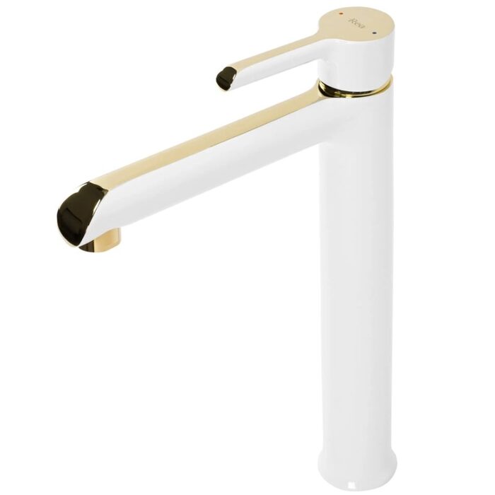 змішувач для умивальника Rea Melia високий, white-gold (REA-B2709)