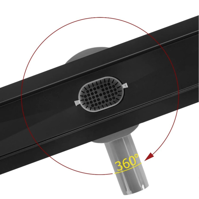 трап Rea Neox Pro black mat 80 (REA-G7803)