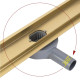 трап Rea Neox Pro brushed gold 70 (REA-G2702)