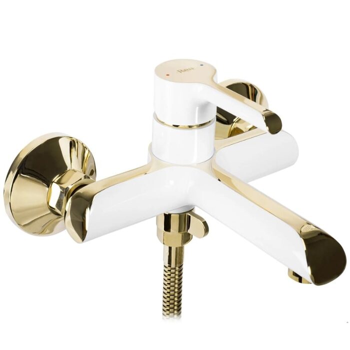 змішувач для ванни Rea Melia white/gold (REA-B2710)