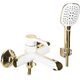змішувач для ванни Rea Melia white/gold (REA-B2710)