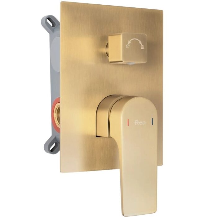 душовий комплект прихованого монтажу Rea Moby gold brushed (REA-P2403)