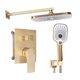 душовий комплект прихованого монтажу Rea Moby gold brushed (REA-P2403)