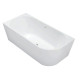 ванна акрилова Rea Bellanto 170x80 + сифон + пробка click/clack, права (REA-W6900)