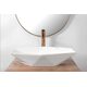 умивальник Rea Vegas 37x57 rose white gold edge (REA-U5605)