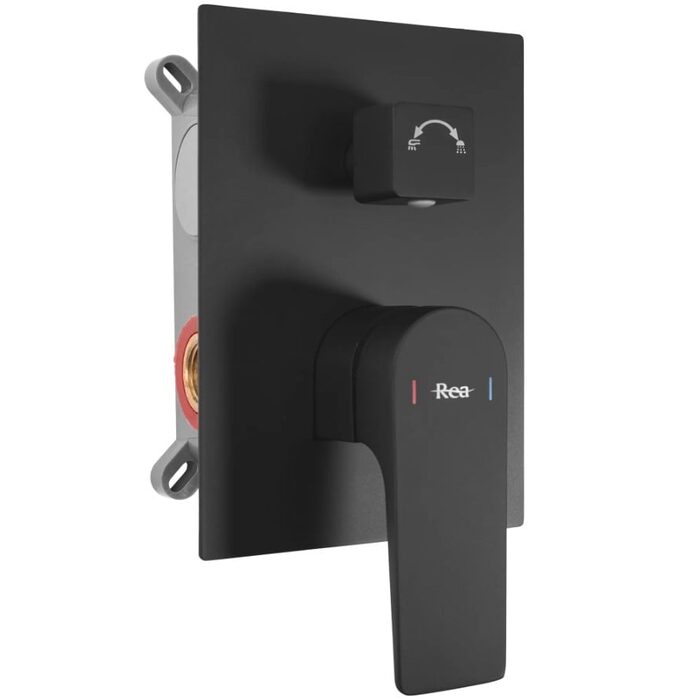 душовий комплект прихованого монтажу Rea Moby black (REA-P2402)