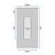 п'єдестал Rea Ingrid 40x40 marmo (REA-U0270)