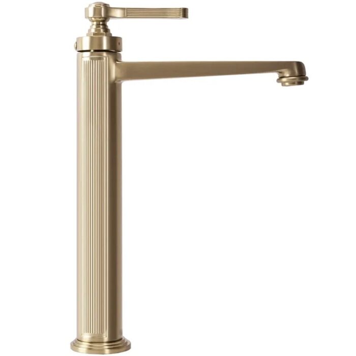 змішувач для умивальника Rea Monaco високий, gold brush (REA-B4212)