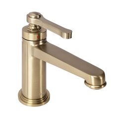змішувач для умивальника Rea Monaco низький, gold brush (REA-B4211)