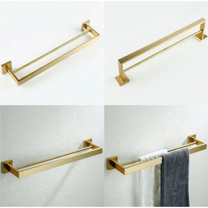тримач для рушників Rea Erlo gold brush (REA-06909)