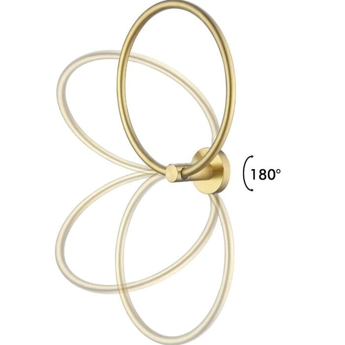 тримач для рушників Rea Mist gold brush (REA-06905)