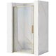душові двері Rea Rapid Swing 100x195 безпечне скло, прозоре, brush gold (REA-K2503)