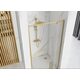 душові двері Rea Rapid Swing 90x195 безпечне скло, прозоре, brush gold (REA-K2502)
