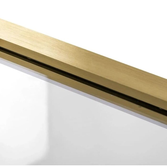 душові двері Rea Rapid Swing 90x195 безпечне скло, прозоре, brush gold (REA-K2502)