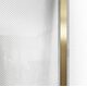 душова стінка Rea Aero Ombre 120x195 безпечне скло, gold brush/white (REA-K2466)