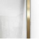 душова стінка Rea Aero Ombre 100x195 безпечне скло, gold brush/white (REA-K2464)