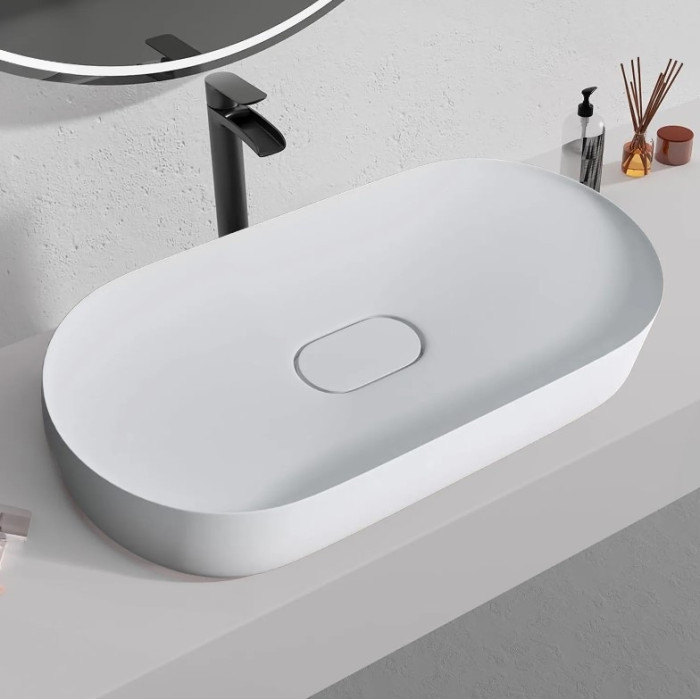 умивальник Rea Iris 70x35,5 білий (REA-U4305)