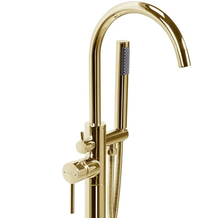 змішувач для ванни Rea Mono окремостоячий, gold (REA-B1130)