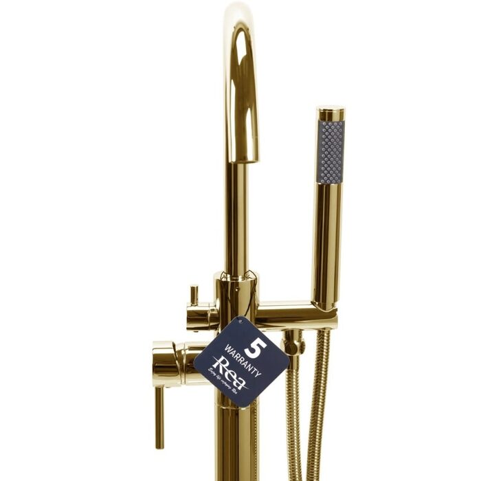 змішувач для ванни Rea Mono окремостоячий, gold (REA-B1130)