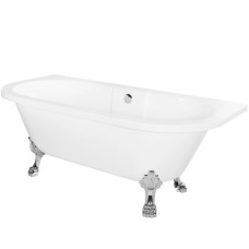 ванна акрилова Rea Korfu 170x76,5 + сифон + донний клапан (REA-W5690)