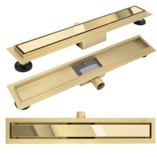 трап лінійний Rea Neox 900 мм gold (REA-G2564)