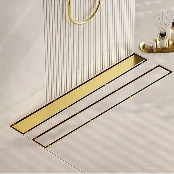 трап лінійний Rea Neox 700 мм gold (REA-G2562)