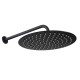 душова система Rea Foss Clif + box прихованого монтажу, black matt (REA-P5968)