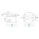 душова система Rea Foss Clif + box прихованого монтажу, black matt (REA-P5968)