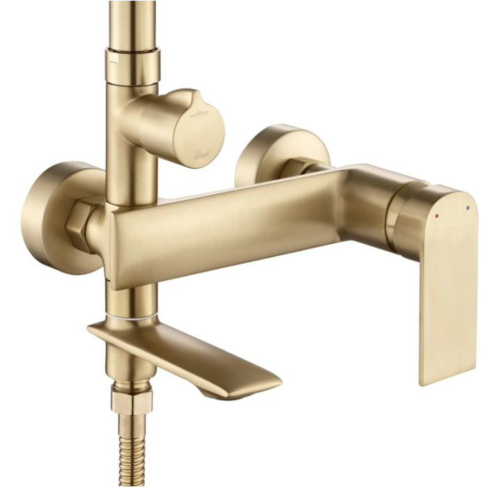 душова стійка Rea Veneta brush gold (REA-P3003)