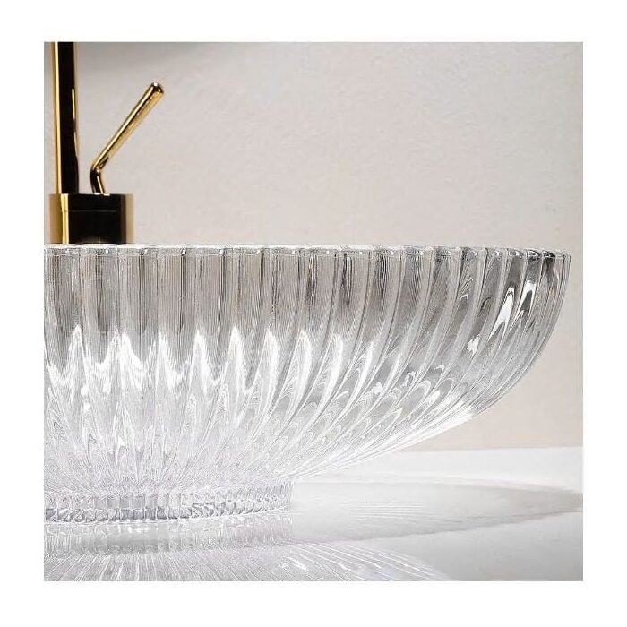 умивальник Rea Nicole 51x34,5x15 накладний, transparent (REA-U4701)