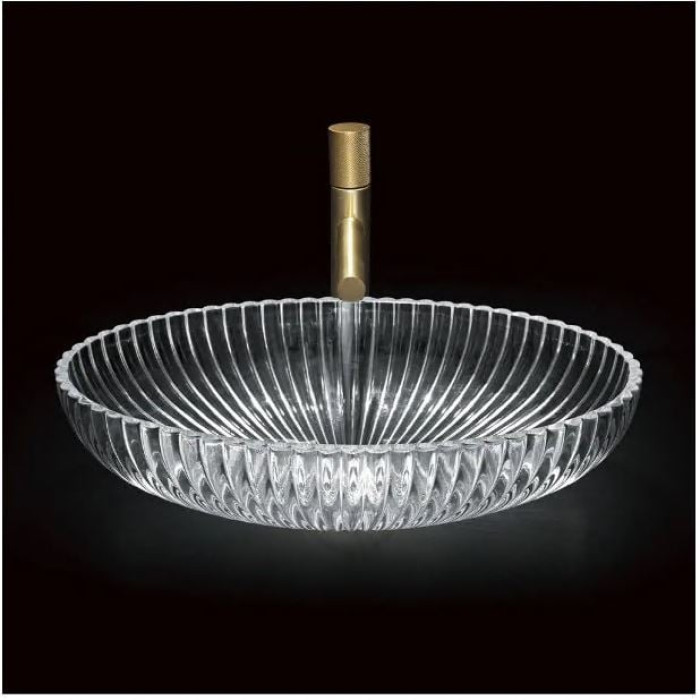 умивальник Rea Nicole 51x34,5x15 накладний, transparent (REA-U4701)